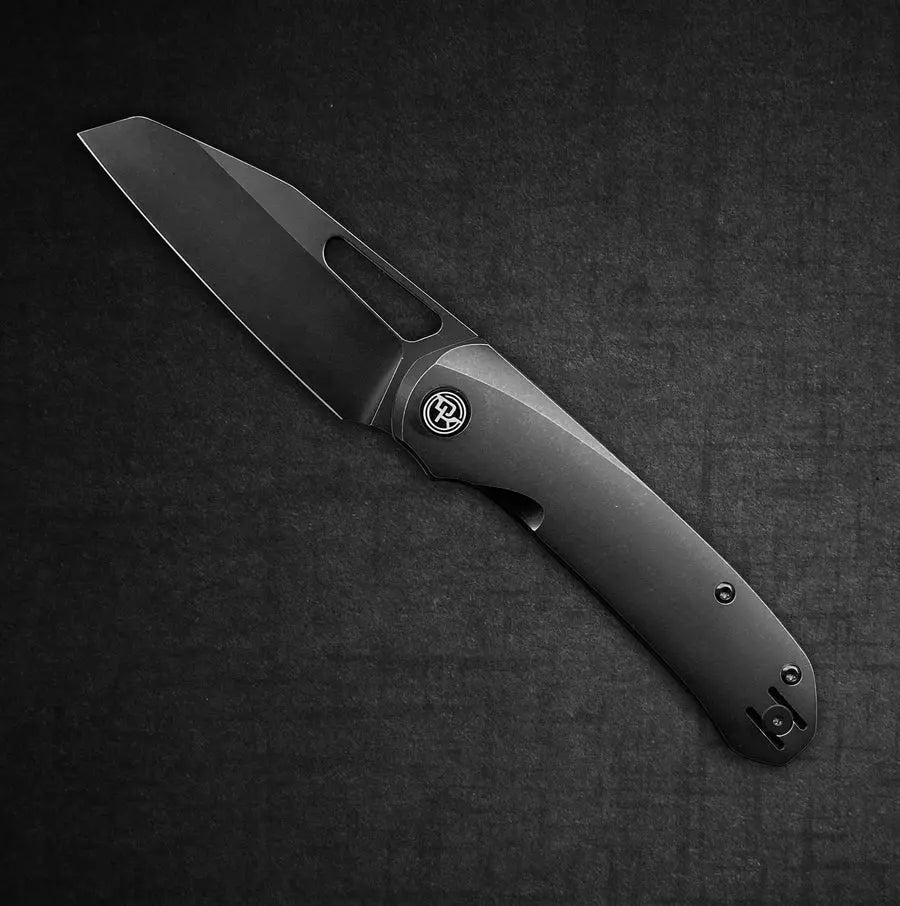 Divo Knives-Divo Buzz - Blacked Out - Blackwashed Ti / Blackwashed Blade-Urban Cutlery