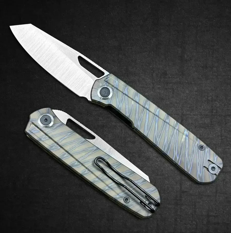 Divo Knives-Divo Mash V2.5 - Flamed Ti/Belt Satin-Urban Cutlery