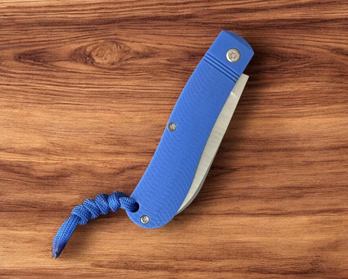 Jack Wolf Knives-Jack Wolf Knives K9 JACK - Ultralight Series - BLUE G10 OPPOSING ARCS-Urban Cutlery