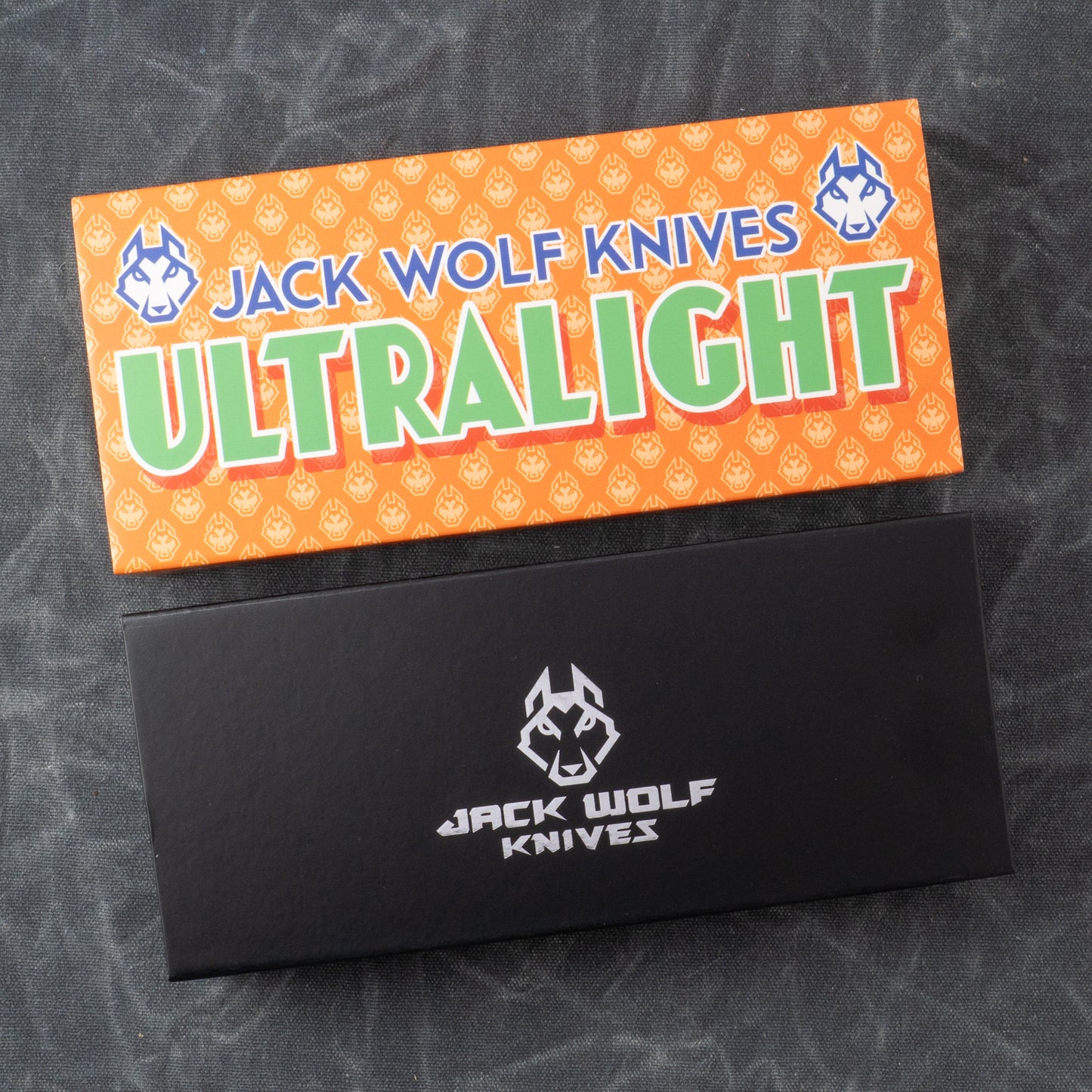 Jack Wolf Knives-Jack Wolf Knives K9 JACK - Ultralight Series - BLUE G10 OPPOSING ARCS-Urban Cutlery