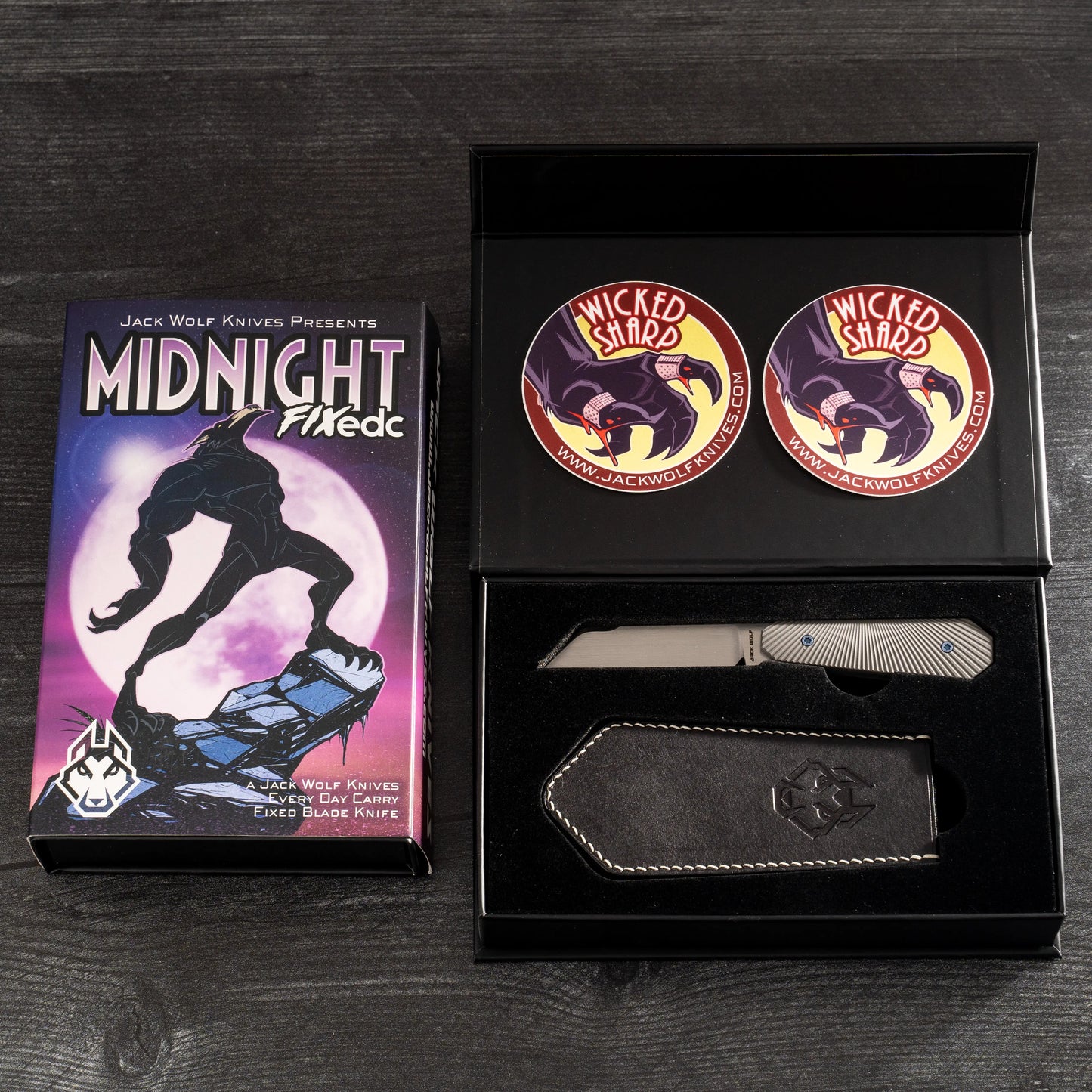 Jack Wolf Knives-Jack Wolf Knives - MIDNIGHT FIXedc - Available 6/14 @ 2PM EST!-Urban Cutlery