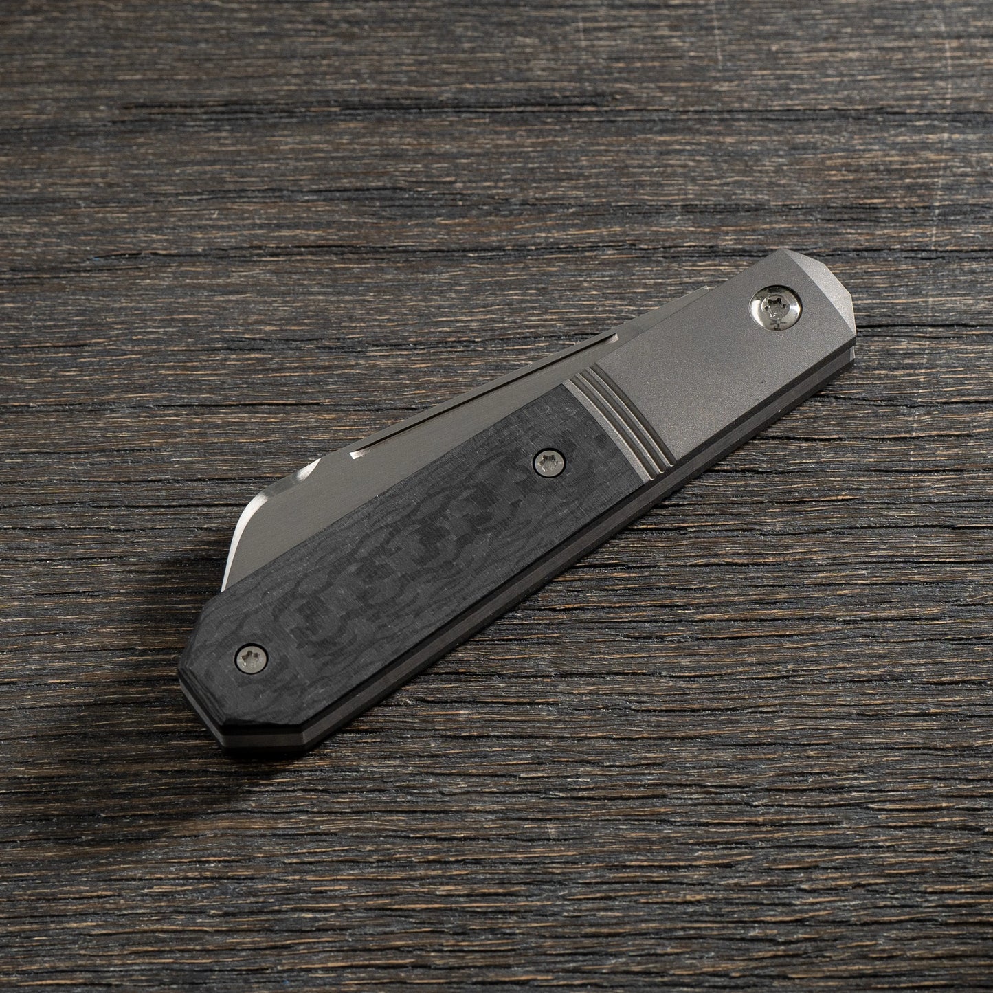 Jack Wolf Knives-Jack Wolf Knives - MIDNIGHT JACK - TWILL CARBON FIBER-Urban Cutlery
