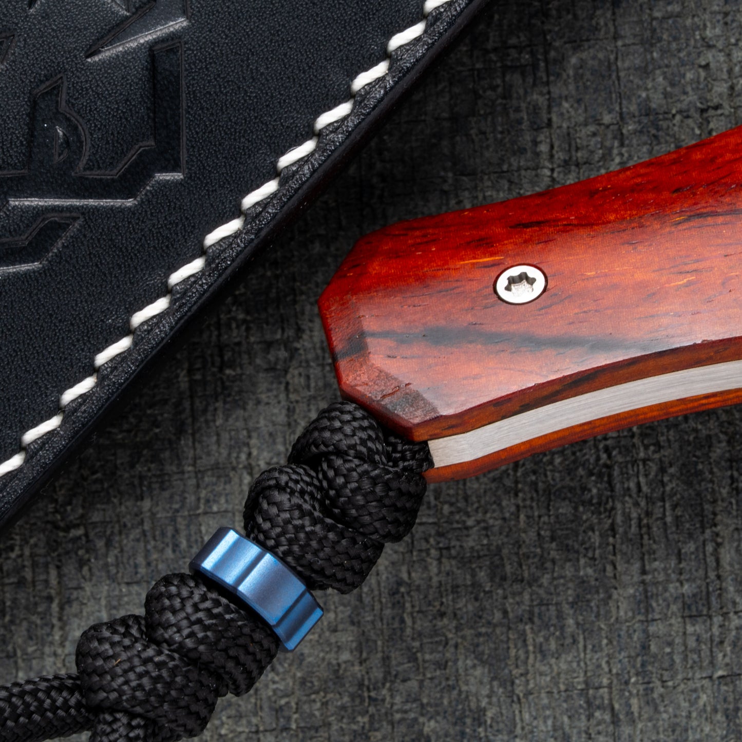 Jack Wolf Knives - Vampire FIXedc - ROSEWOOD - w/ FREE Flask-Jack Wolf Knives-Urban Cutlery & Lifestyle Shoppe