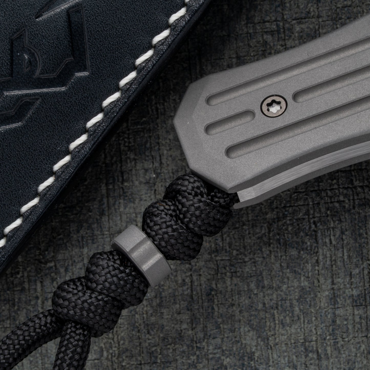 Jack Wolf Knives - Vampire FIXedc - TITANIUM FLUTED - w/ FREE Flask-Jack Wolf Knives-Urban Cutlery & Lifestyle Shoppe