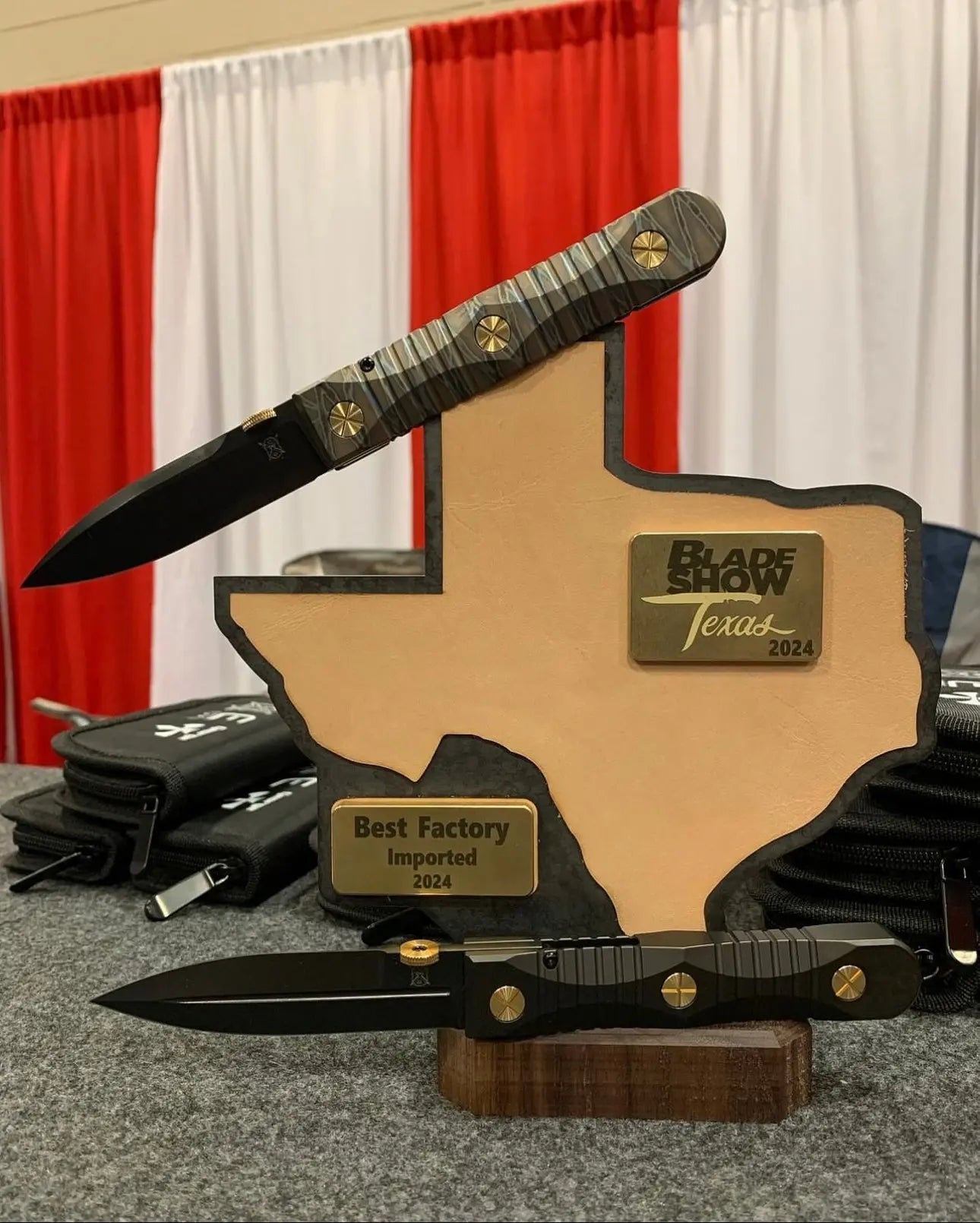 Les George; Elishewitz Knives-Elishewitz x Les George - Ek integral folder - Tiger Stripe Handle Finish - Dirk Style Dagger Blade-Urban Cutlery