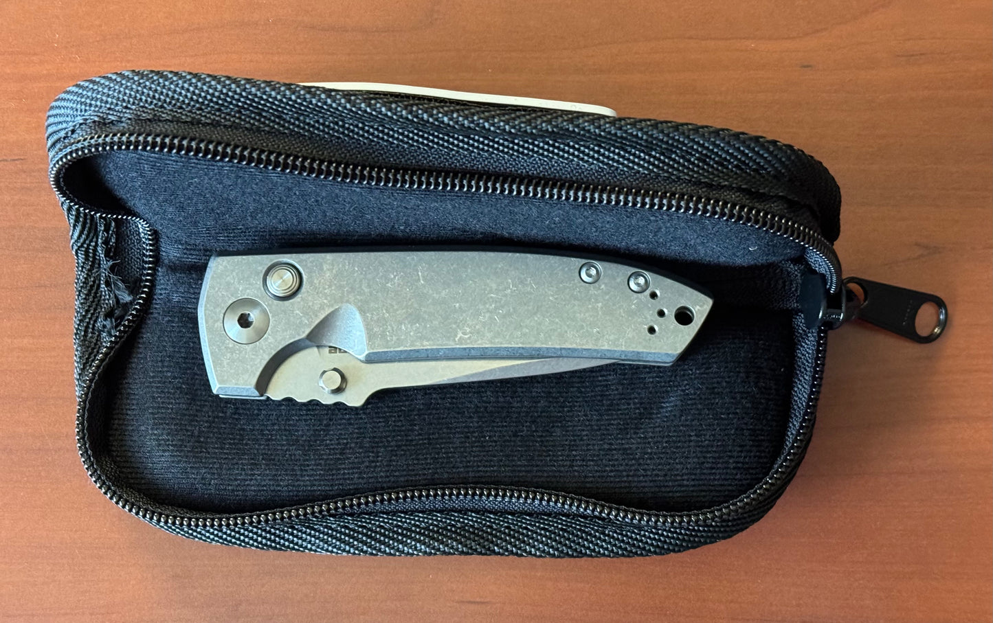 Les George Knives-Les George Knives VECP - Button Lock - Stonewashed Handle & Blade-Urban Cutlery