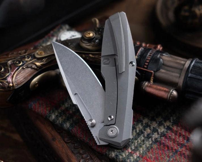 Null Knives Raiden R2 - Smooth Staticwash Handle - Stonewash Magnacut Blade-Null Knives-Urban Cutlery & Lifestyle Shoppe