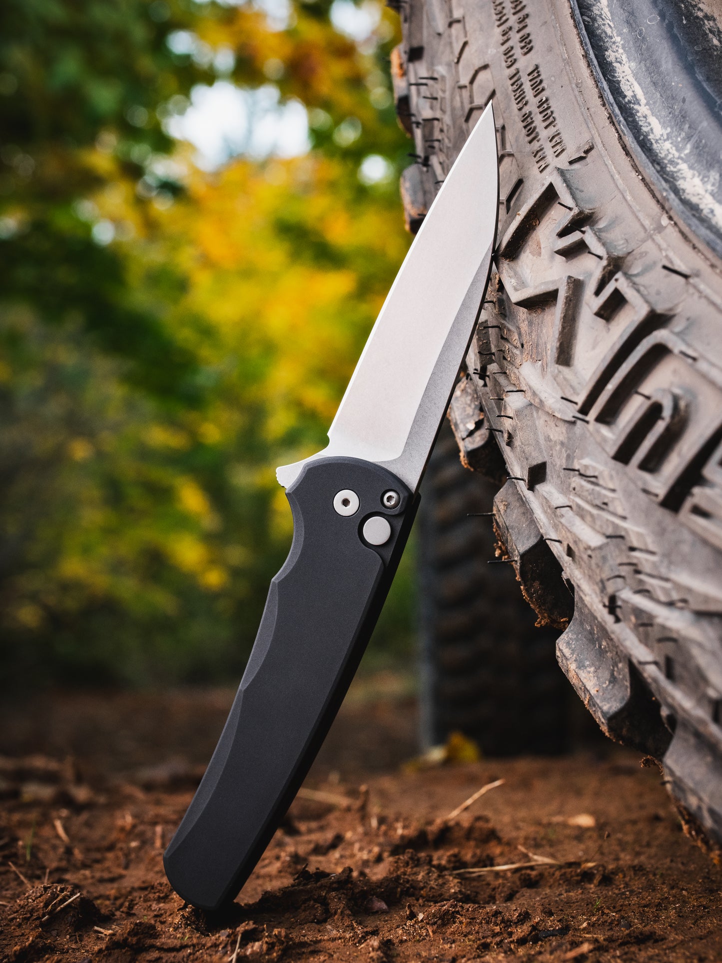 Pro-Tech-Pro-Tech 5301 Malibu - Black Handle - Stonewash Magnacut Wharncliffe Blade-Urban Cutlery