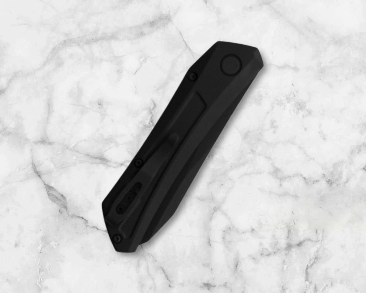 Pro-Tech-Pro-Tech DS103.Operator Dmitry Sinkevich Design Oligarch Auto - OPERATOR EDITION - Solid Black Handles - Sterile Black DLC Magnacut Blade - Tritium Push Button-5-Urban Cutlery