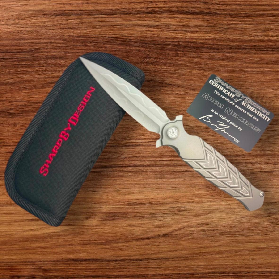 Sharp by Design-Sharp by Design Arch Nemesis – "Tread" with Highlights-8-Urban Cutlery