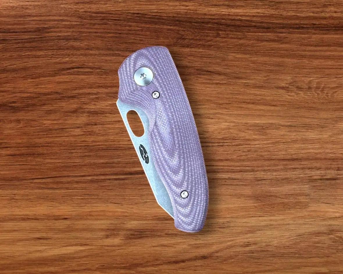 Three Rivers Mfg.-Three Rivers Mfg. (TRM) Holey Nerd - POPSICLE PURPLE G10 3D Contoured Handles - MagnaCut-Urban Cutlery