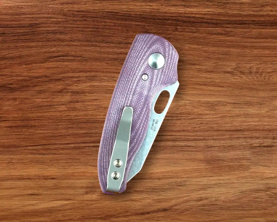 Three Rivers Mfg.-Three Rivers Mfg. (TRM) Holey Nerd - POPSICLE PURPLE G10 3D Contoured Handles - MagnaCut-Urban Cutlery