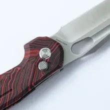 Vosteed-Vosteed Thunderbird - Trek Lock Knife (3.48" S35VN Blade & Red Topo G10 Handle) - VOSTBSG1-Urban Cutlery