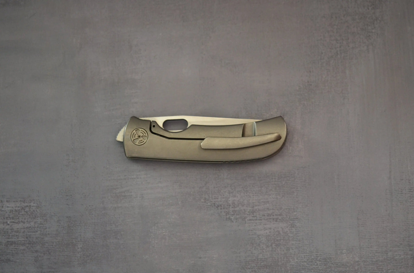 WingmanEDC; Tom Mayo-WingmanEDC x Tom Mayo MTNT Mach 3 - Titanium - Hand Rubbed M390 - Pre-Owned-Urban Cutlery