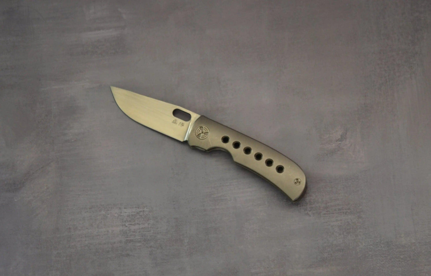 WingmanEDC; Tom Mayo-WingmanEDC x Tom Mayo MTNT Mach 3 - Titanium - Hand Rubbed M390 - Pre-Owned-Urban Cutlery