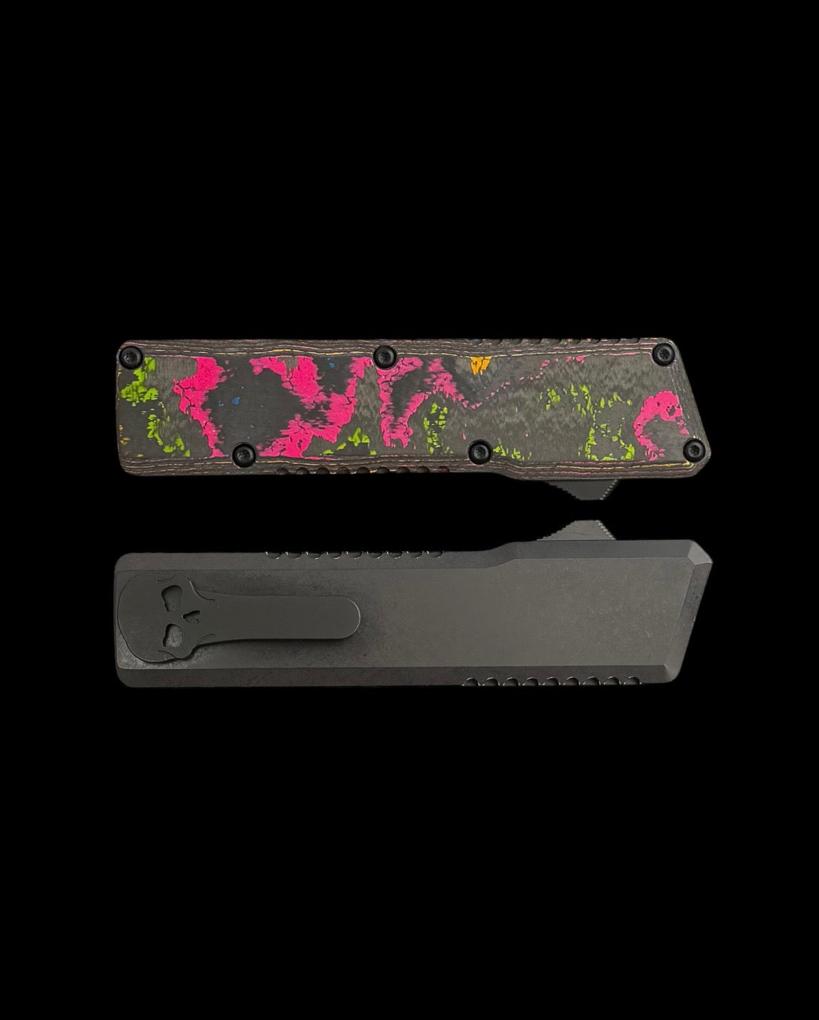 Chaves Knives-Chaves Dissident OTF Knife - M390 & 80s Camo-3-Urban Cutlery
