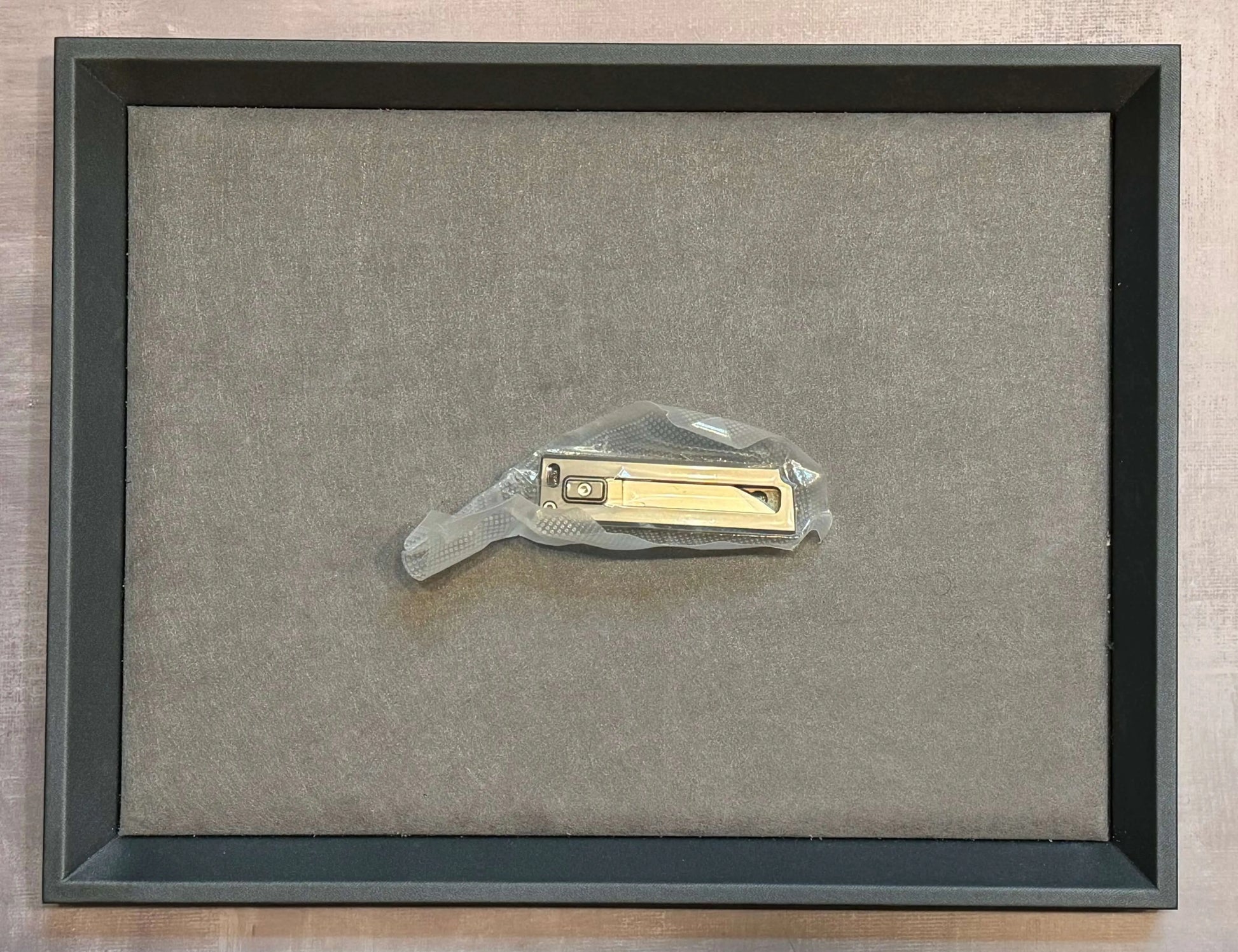 D Rocket Design-D Rocket Design KatanaO Manual OTF - Titanium Scales - M390 Blade - Brand New-Urban Cutlery