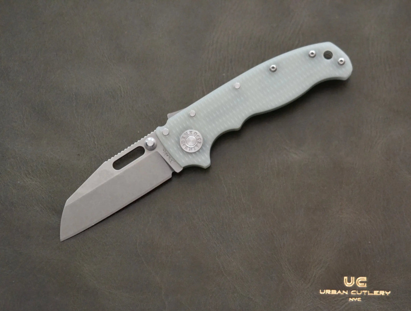 Demko Knives-Demko Knives - AD20.5 - S35VN - Natural G10 - Pre-Owned-1-Urban Cutlery