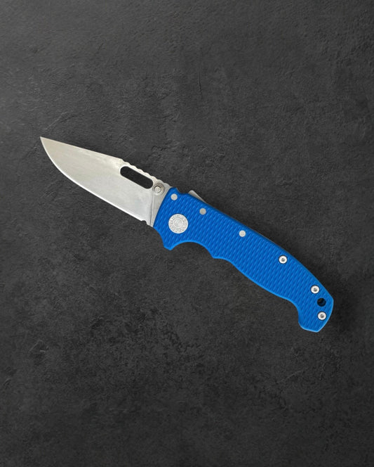 Demko Knives-Demko Knives USA AD20I Slim - Blue G10 Handles - Nitro-X7 Clip Point Blade-1-Urban Cutlery