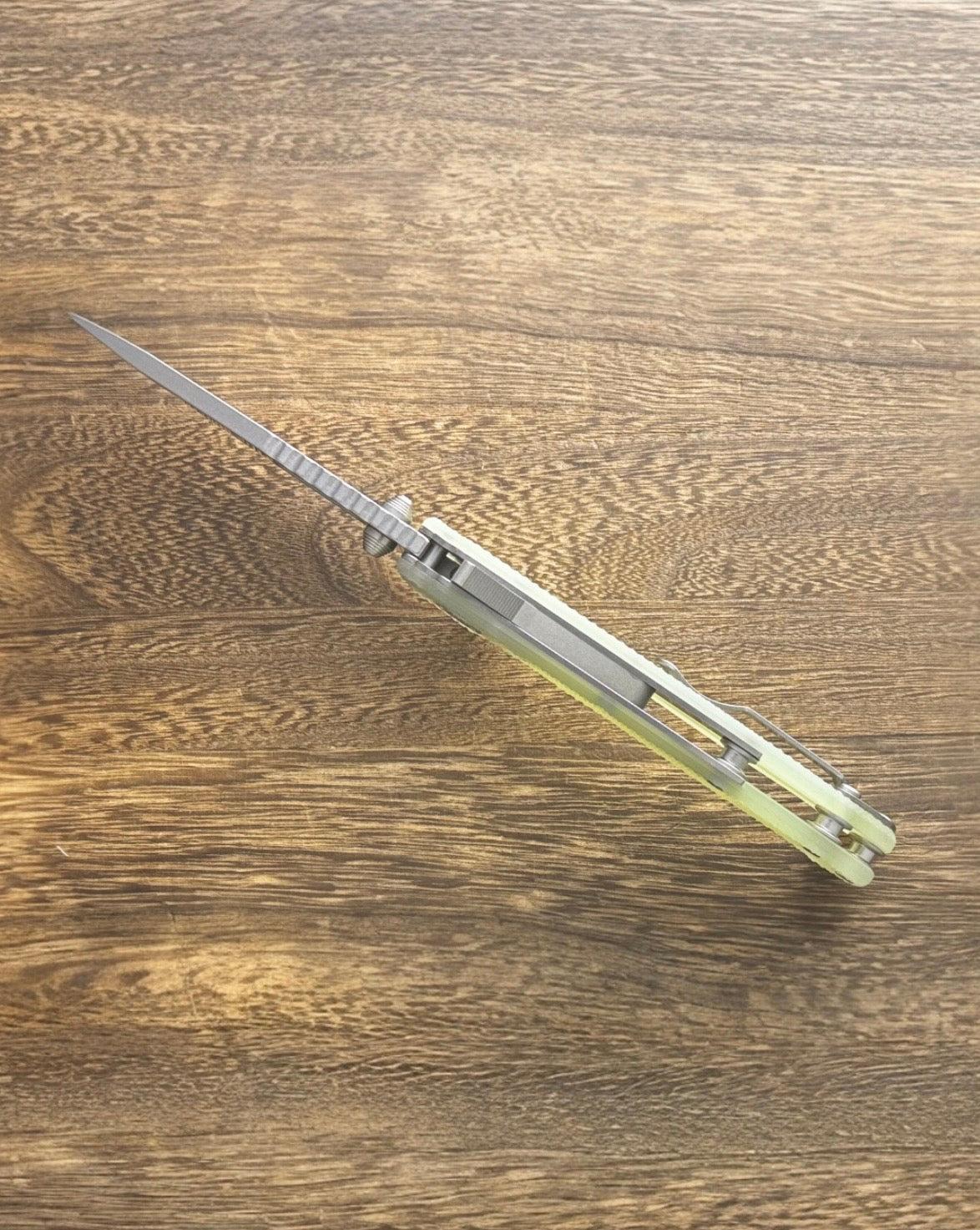 Demko Knives-Demko Knives USA MGAD20 - Natural G10 Handles - 3V Clip Point Blade-5-Urban Cutlery