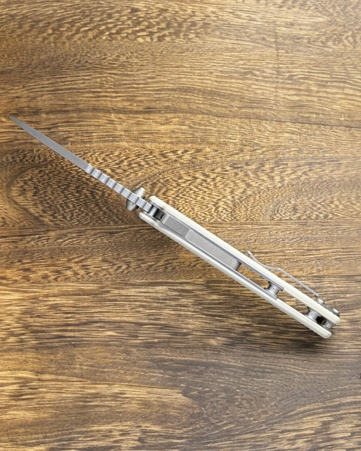 Demko Knives-Demko Knives USA MGAD20 - Tan G10 Handles - 3V Clip Point Blade-3-Urban Cutlery