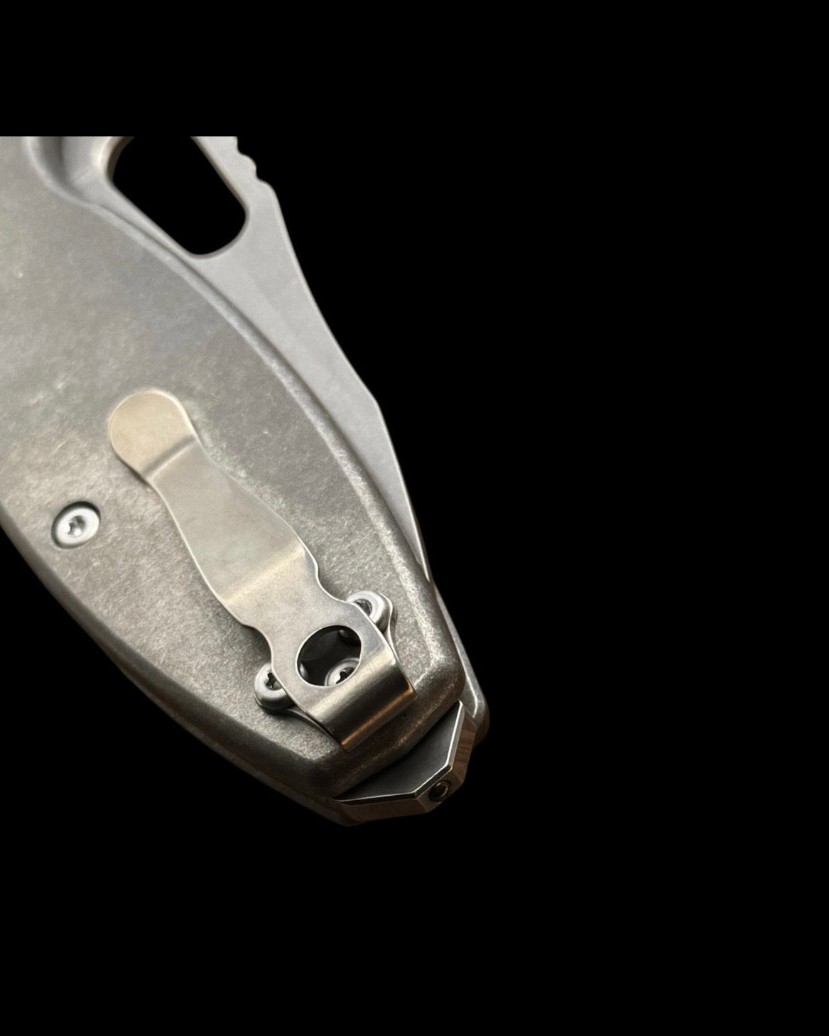 Demko Knives-Demko Knives USA Shark-A-Tac - Smooth Titanium Handles - Magnacut Blade - Soft Touch Carbide (Glass Breaker)-2-Urban Cutlery