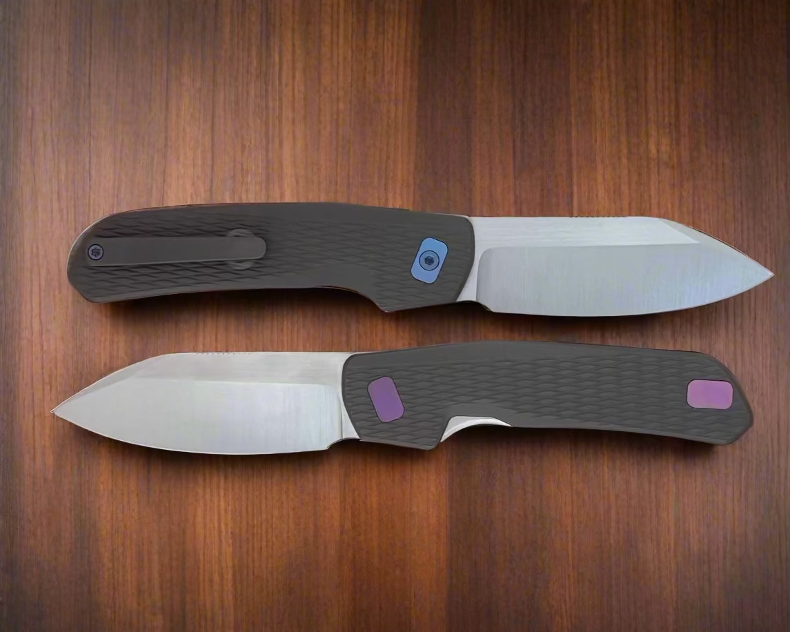 Divo Chaser - UC Exclusive - Darkblast Diamond Texture Ti - Belt Satin S90V - Available 2/20 @ 1PM EST! Urban Cutlery & Lifestyle Shoppe