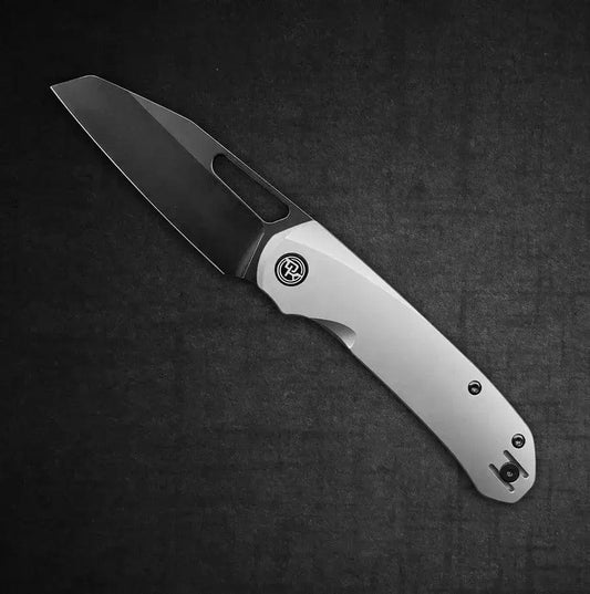 Divo Knives-Divo Buzz - Reverse Tux - Bead Blasted Ti / Blackwashed Blade-1-Urban Cutlery