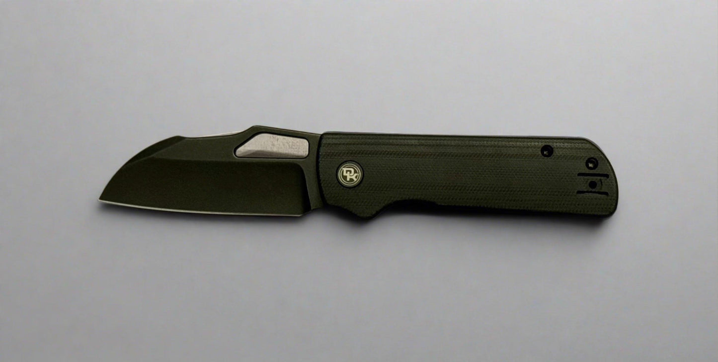 Divo Knives-Divo Knives Pony Stout - Black G10 - Black Stonewashed 14C28N Blade - Brand New-1-Urban Cutlery