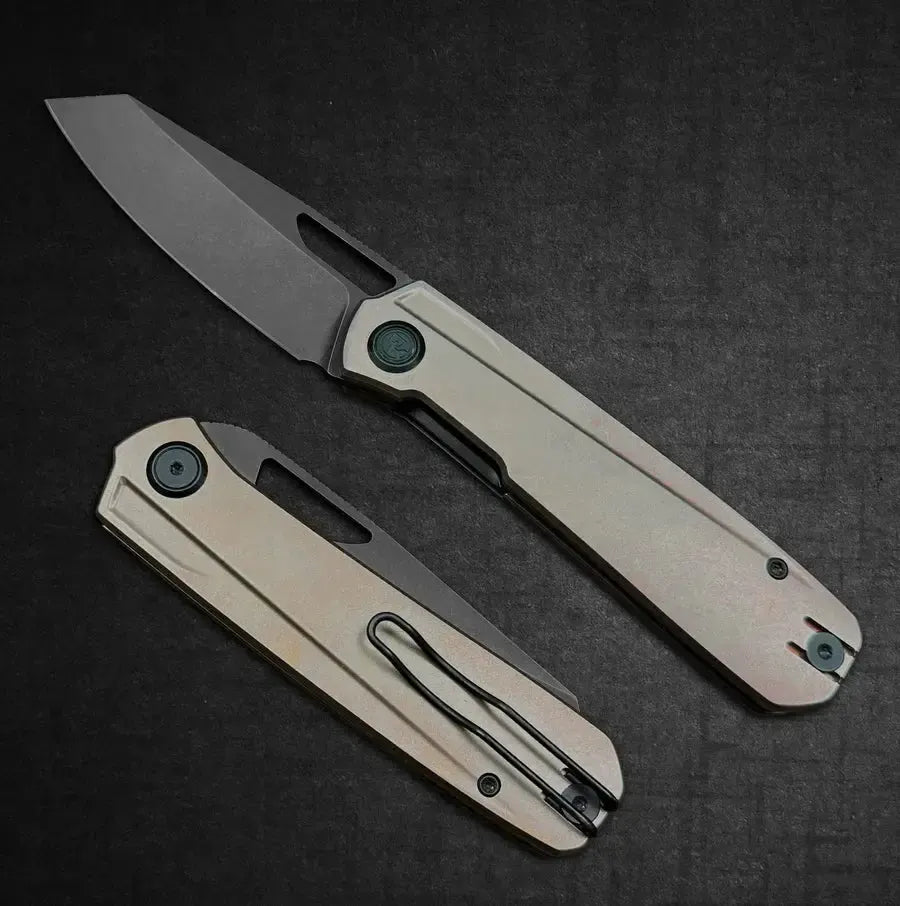 Divo Knives-Divo Mash V2.5 - Bronze Ti/Blackwash-1-Urban Cutlery
