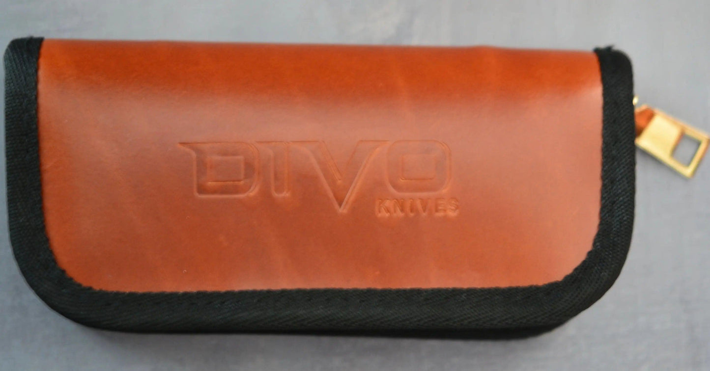 Divo Knives-Divo Stout V2 - RIGHTY - Purple Haze - Belt Satin Blade - Pre-Owned-Urban Cutlery
