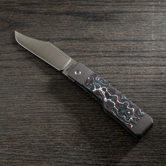 Jack Wolf Knives - GUNSLINGER JACK - FAT CARBON NEBULA Jack Wolf Knives Urban Cutlery & Lifestyle Shoppe