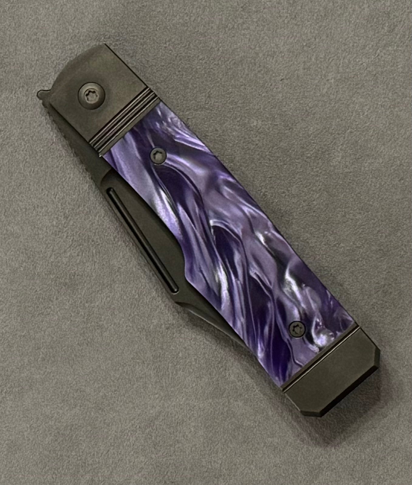 Jack Wolf Knives - GUNSLINGER JACK - KIRINITE COSMIC PURPLE DLC Jack Wolf Knives Urban Cutlery & Lifestyle Shoppe