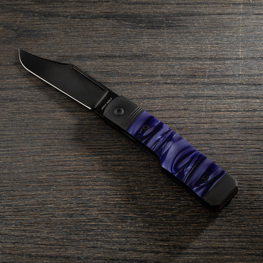 Jack Wolf Knives - GUNSLINGER JACK - KIRINITE COSMIC PURPLE DLC Jack Wolf Knives Urban Cutlery & Lifestyle Shoppe