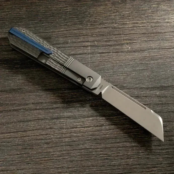 Jack Wolf Knives-Jack Wolf Knives - AFTER HOURS JACK - TITANIUM JIGGED HAND SATIN-Urban Cutlery