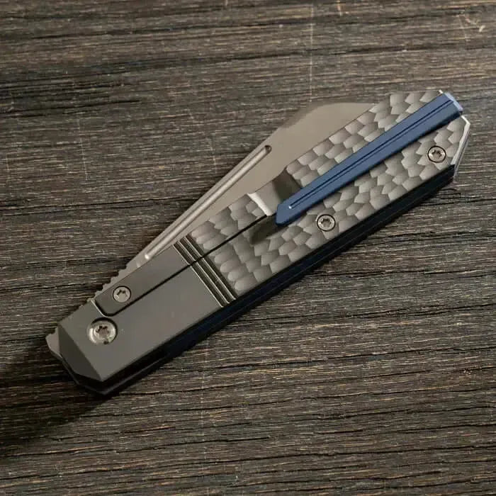 Jack Wolf Knives-Jack Wolf Knives - AFTER HOURS JACK - TITANIUM JIGGED HAND SATIN-Urban Cutlery