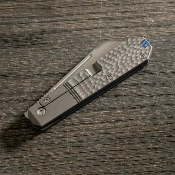 Jack Wolf Knives-Jack Wolf Knives - AFTER HOURS JACK - TITANIUM JIGGED HAND SATIN-Urban Cutlery