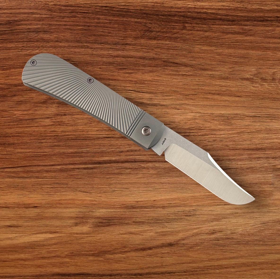 Jack Wolf Knives-Jack Wolf Knives - BENNY'S CLIP - TITANIUM STARBURST - w/ FREE Tumbler-2-Urban Cutlery