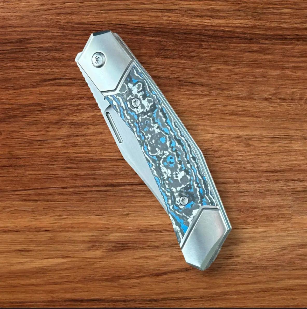 Jack Wolf Knives-Jack Wolf Knives - BIONIC JACK - FAT CARBON FROST - w/ FREE Skiff Bearings-5-Urban Cutlery