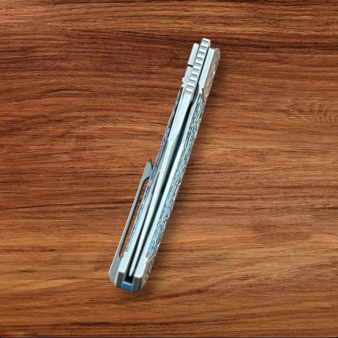 Jack Wolf Knives-Jack Wolf Knives - BIONIC JACK - FAT CARBON FROST - w/ FREE Skiff Bearings-7-Urban Cutlery