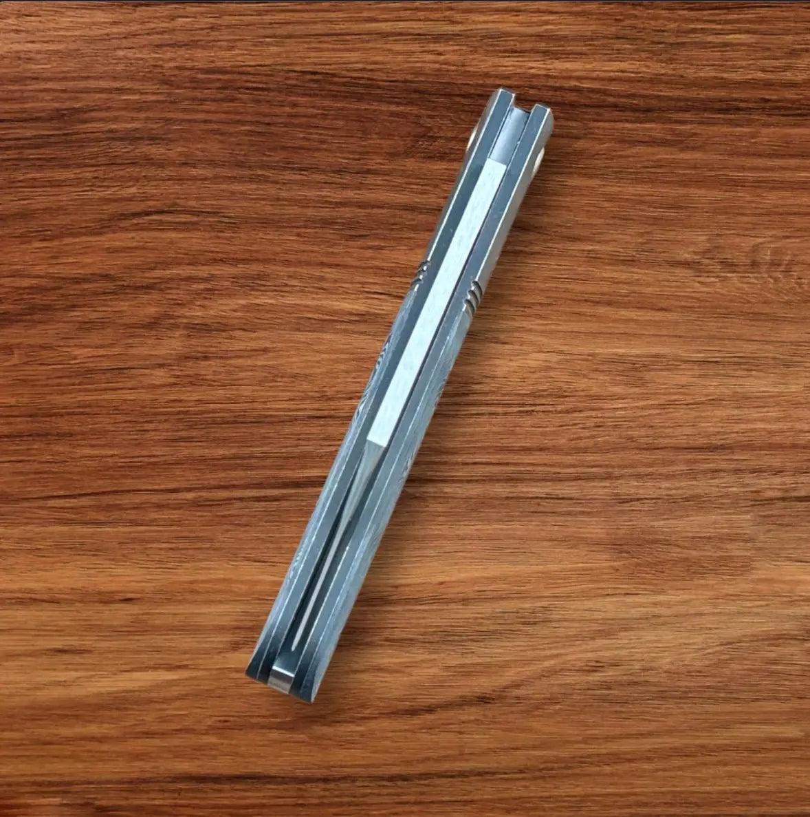 Jack Wolf Knives-Jack Wolf Knives - Big Bro Jack - FAT CARBON BLACK DUNES - w/ FREE Steel Bottle-7-Urban Cutlery