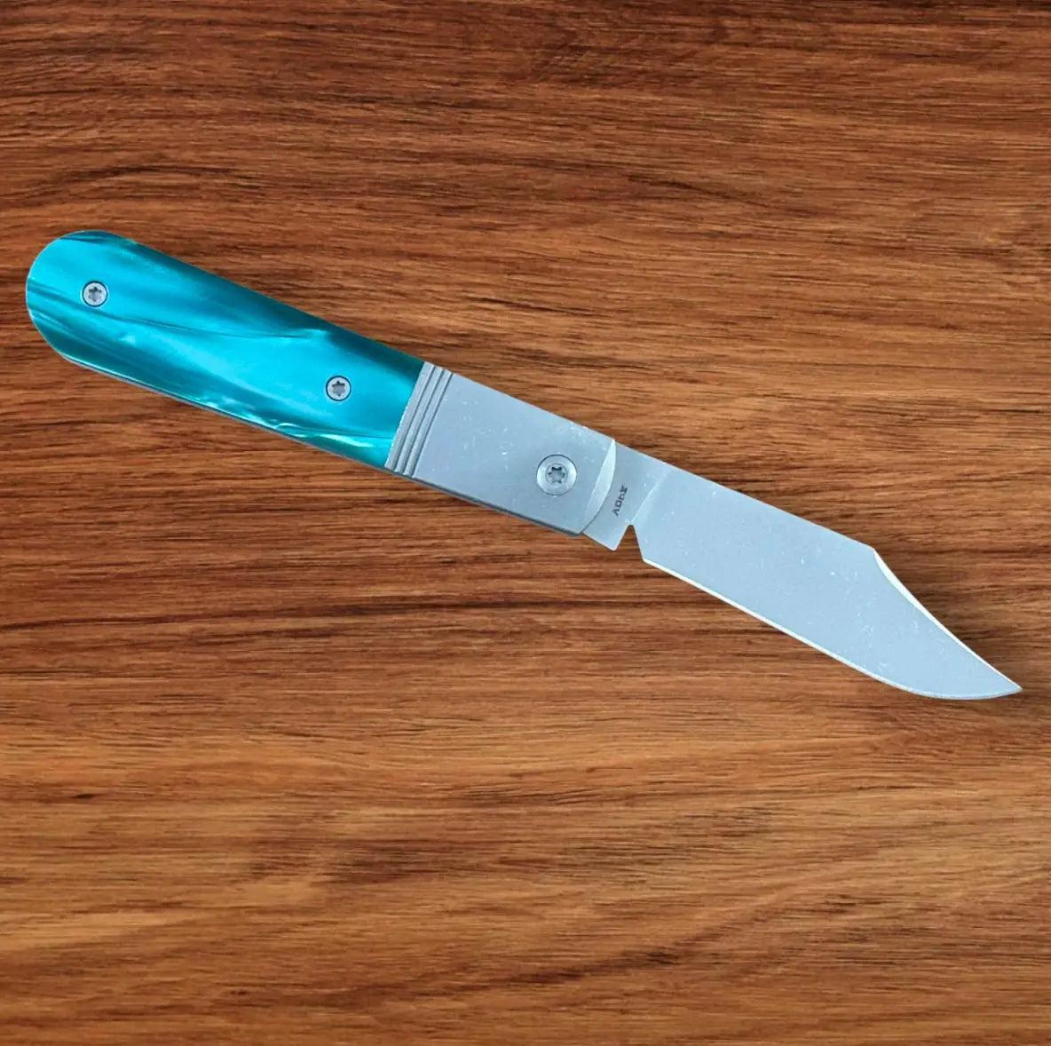 Jack Wolf Knives-Jack Wolf Knives - Big Bro Jack - KIRINITE OZ GREEN - w/ FREE Steel Bottle-Urban Cutlery