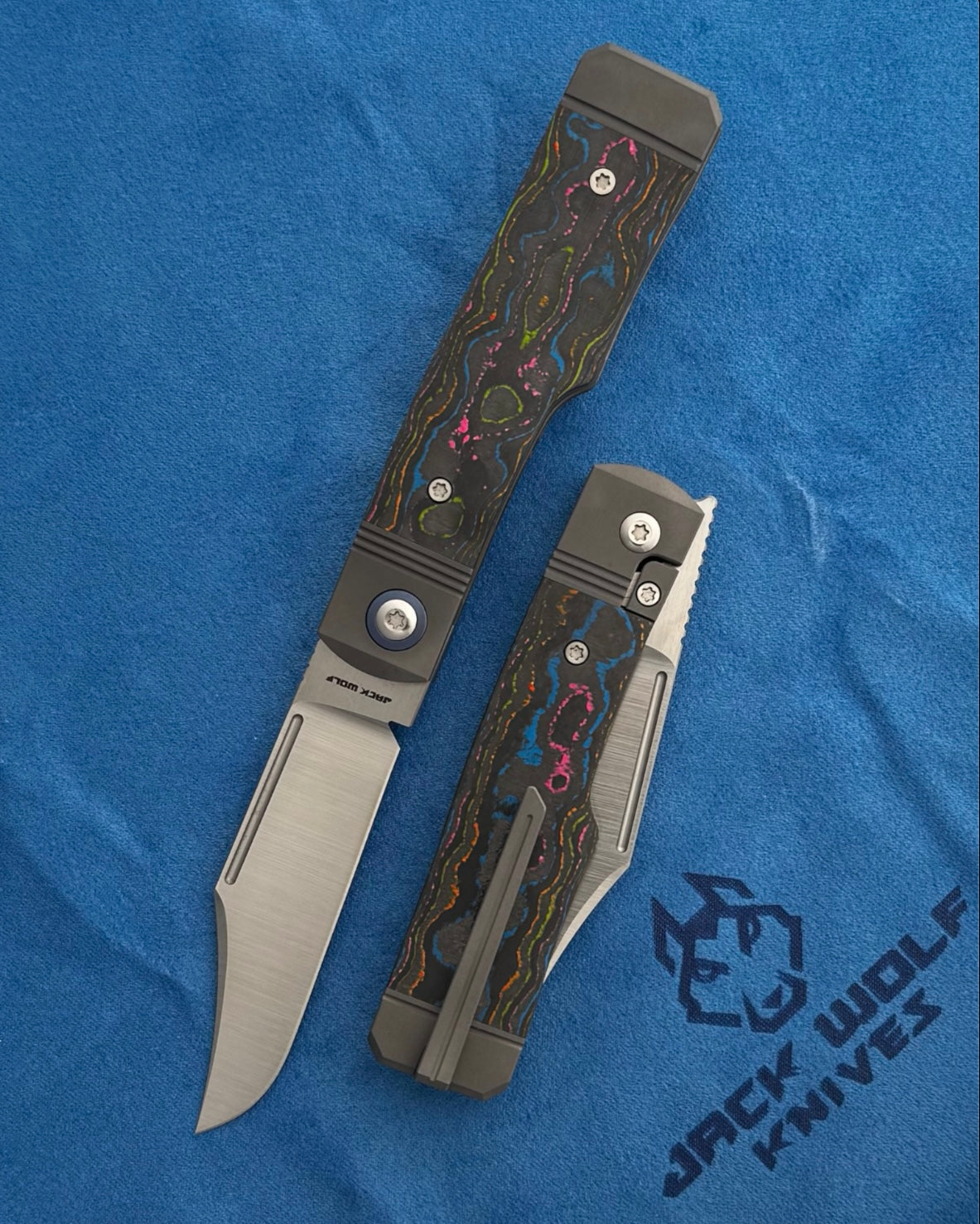 Jack Wolf Knives-Jack Wolf Knives - GUNSLINGER JACK - CAMOCARBON 80S-3-Urban Cutlery