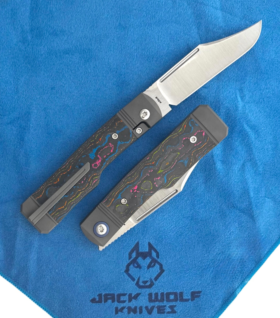 Jack Wolf Knives-Jack Wolf Knives - GUNSLINGER JACK - CAMOCARBON 80S-5-Urban Cutlery