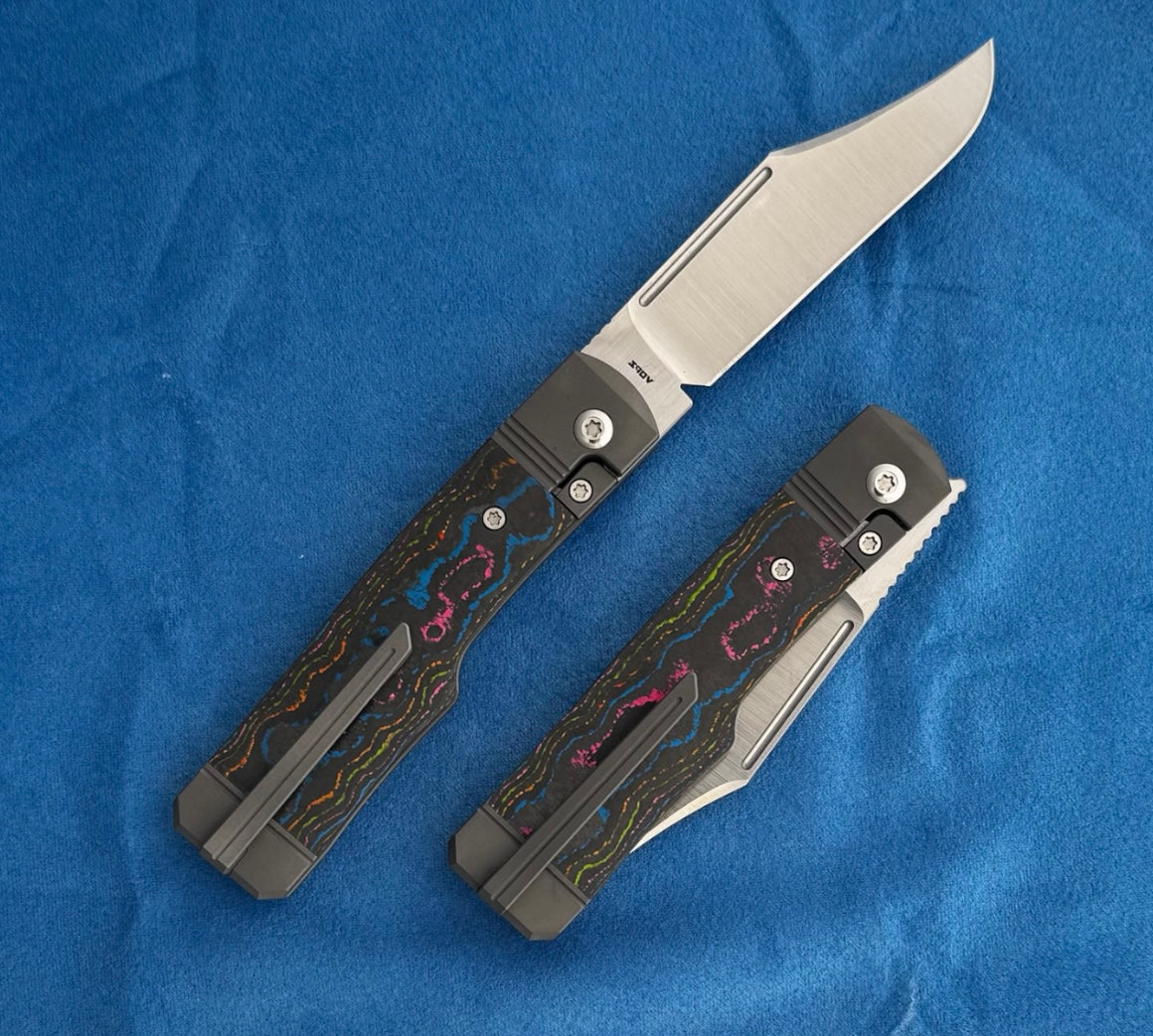 Jack Wolf Knives-Jack Wolf Knives - GUNSLINGER JACK - CAMOCARBON 80S-6-Urban Cutlery