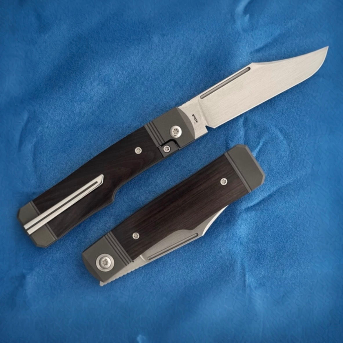 Jack Wolf Knives-Jack Wolf Knives - GUNSLINGER JACK - EBONY WOOD-4-Urban Cutlery
