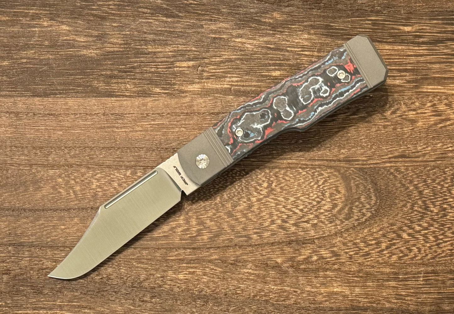 Jack Wolf Knives-Jack Wolf Knives - GUNSLINGER JACK - FAT CARBON NEBULA-1-Urban Cutlery