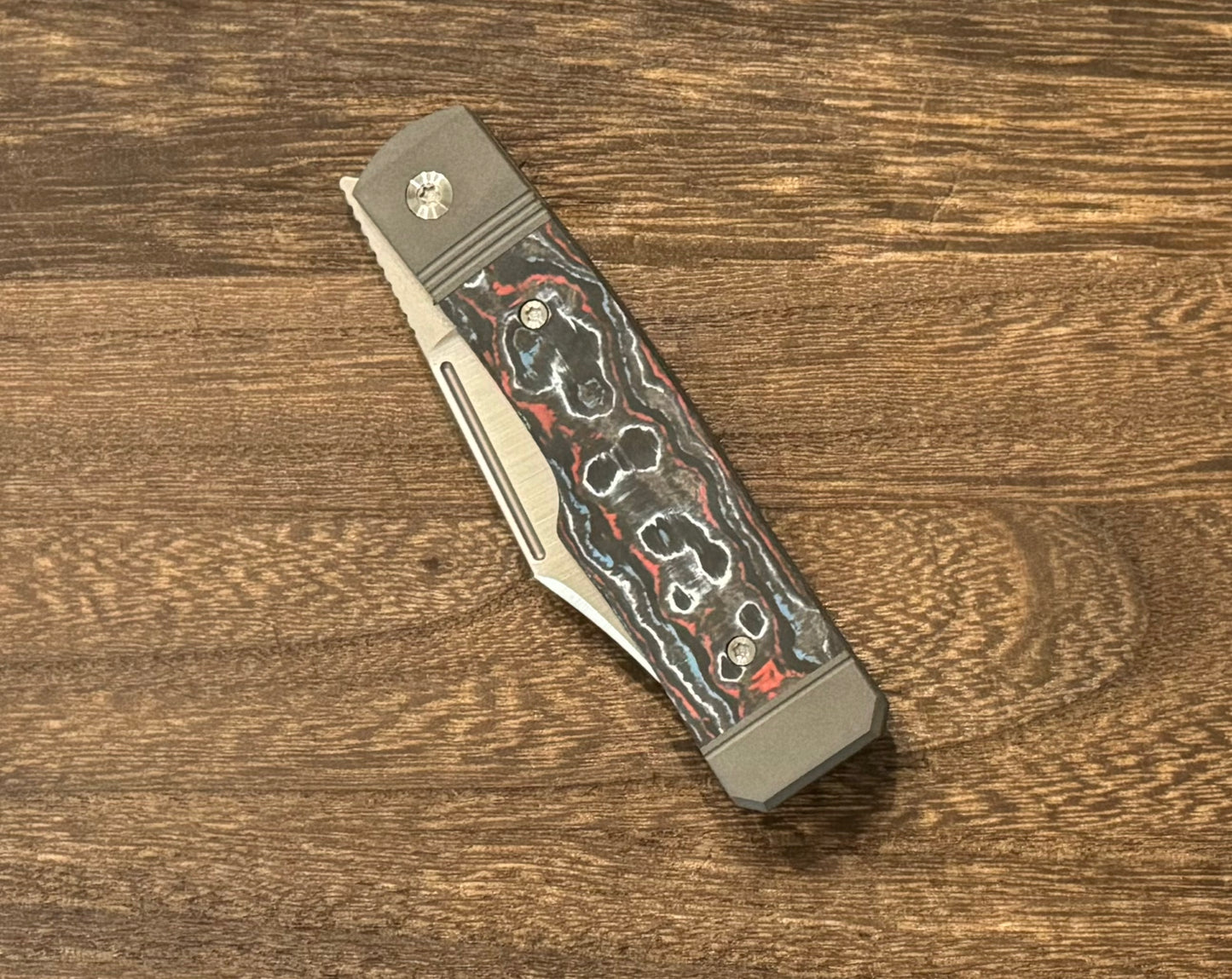 Jack Wolf Knives-Jack Wolf Knives - GUNSLINGER JACK - FAT CARBON NEBULA-3-Urban Cutlery