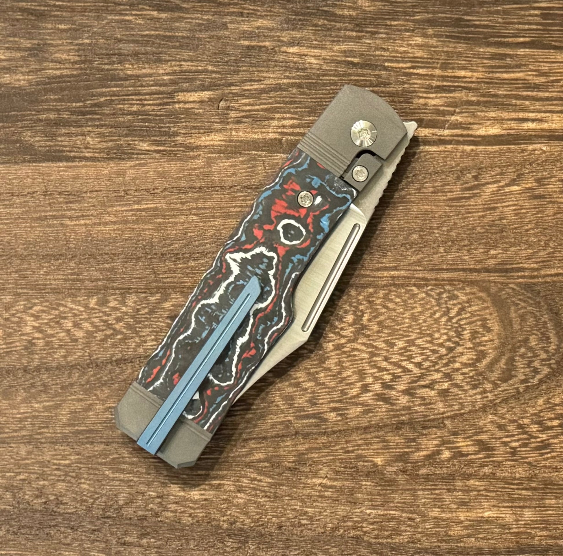 Jack Wolf Knives-Jack Wolf Knives - GUNSLINGER JACK - FAT CARBON NEBULA-4-Urban Cutlery