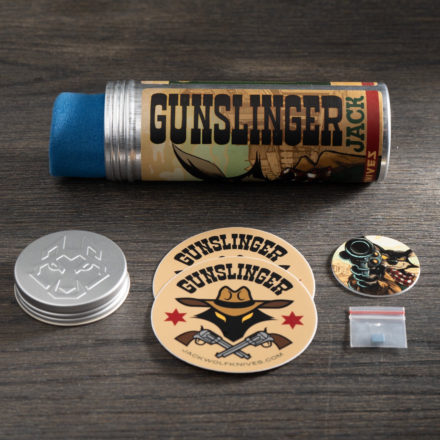 Jack Wolf Knives-Jack Wolf Knives - GUNSLINGER JACK - FAT CARBON NEBULA-6-Urban Cutlery